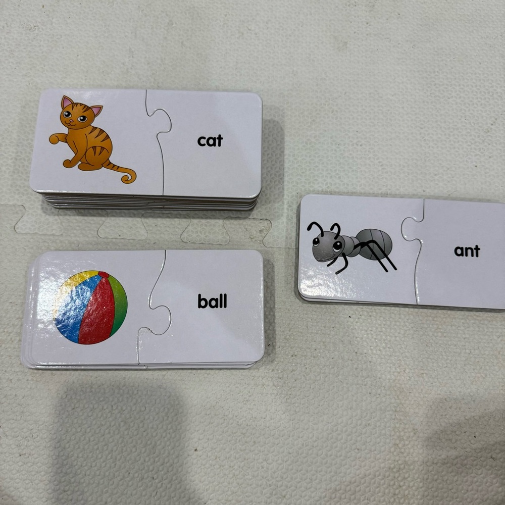 NEW never Used! The Learning Journey Match It! Words & Animals